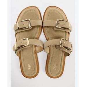 Zara Buckled Suede Sandals 2609/410